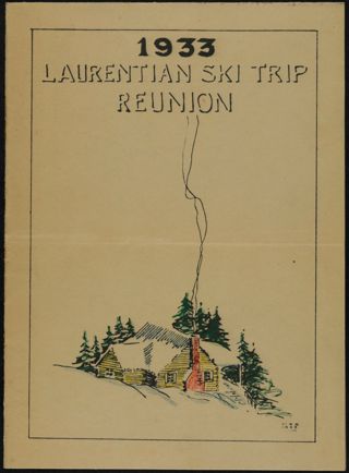 Laurentian Ski Trip Reunion Program, 1933