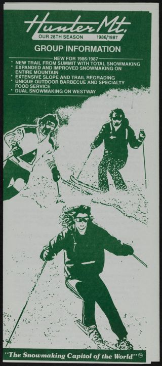 Hunter Mt. Group Information Pamphlet, 1986-1987