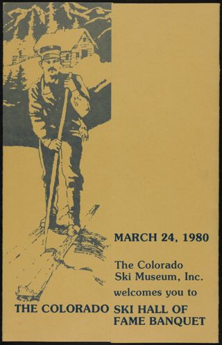 The Colorado Ski Hall of Fame Banquet Program, March 24, 1980