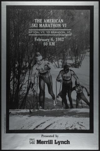 The American Ski Marathon VI Poster, February 6, 1982