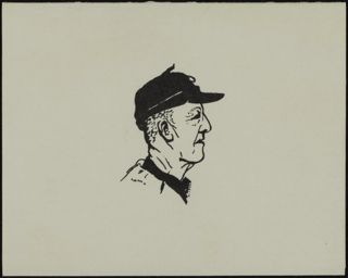 Fred Harris Profile Drawing