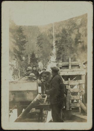 Cannon Mountain Tram Construction Photograph 2, c. 1937-1938