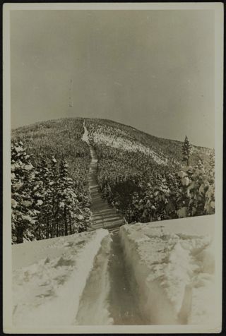 Saddle of Cannon Mt Photograph, 1934