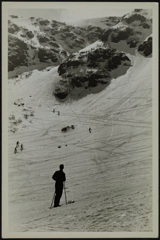 Spring Skiing in Tuckerman Ravine Photograph, 1934