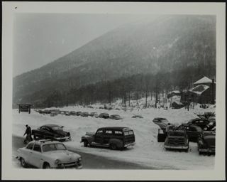 Parking at Cannon Mountain Tramway Photograph 2, 1930s