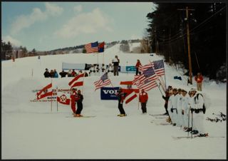 Hannes Schneider Meister Cup Opening Ceremony Photograph, March 14-15, 1997