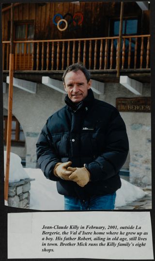 Jean-Claude Killy Outside His Family Home Photograph, February 2001