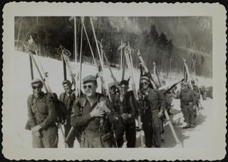 10th Mountain Division Marching Photograph, 1940s