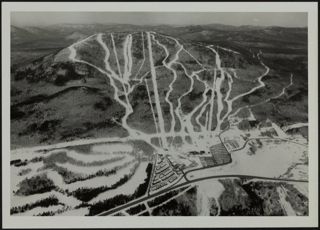 Parc du Mont-Sainte-Anne Aerial Photograph