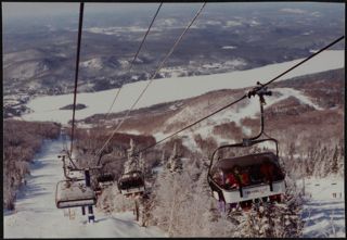 Mont Tremblant Ski Lift Photograph, 1994