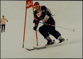 H. Devereaux Jennings Skiing at Antique Ski Race Photograph, 1991