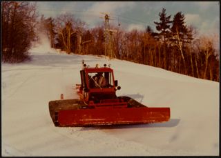Driving Snow Plow Photograph, 1970s