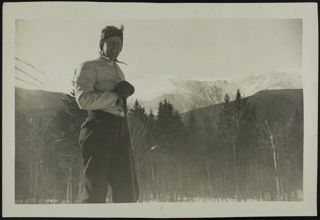 Howard Gray at Tuckerman Ravine Photograph, 1935-1937