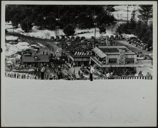Cranmore Skimobile Base Station Photograph, 1947