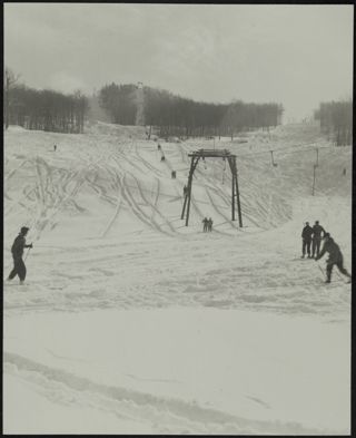 Ski Lift at Pico Mountain Photograph