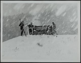 Site of North American Championships Sign Photograph