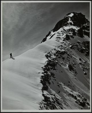 Black Buttes on Side of Mt. Baker Photograph