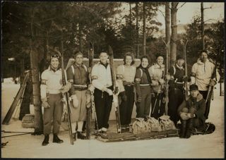 Winnipesaukee Ski Patrol Group Photograph, 1939