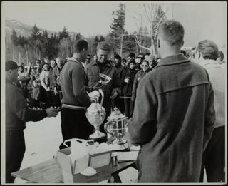 Eastern Championship Race Awards Ceremony Photograph, March 19, 1960