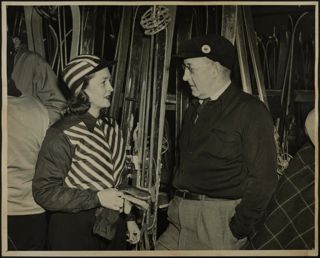 Roland Peabody and Unidentified Woman Photograph