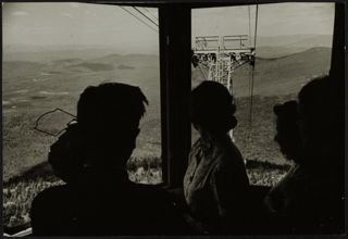 View of Echo Lake From Aerial Tramway Photograph, June 23, 1938