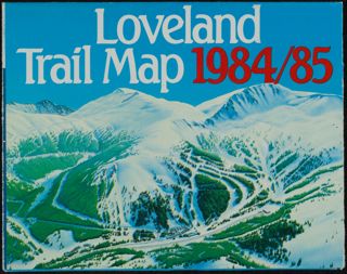 Loveland Trail Map, 1984-1985