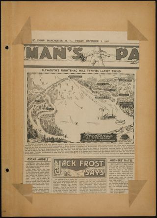Plymouth Ski Club Scrapbook, Page 1