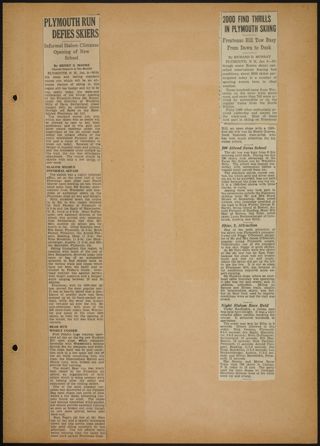 Plymouth Ski Club Scrapbook, Page 14