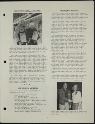 Elected to Ski Hall of Fame
