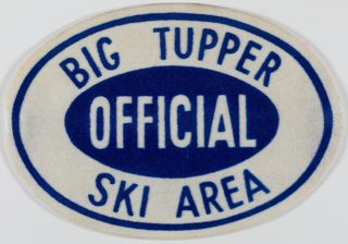 Big Tupper Ski Area Official Armband