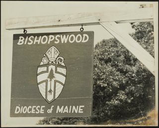 Bishopswood Diocese of Maine Sign Photograph