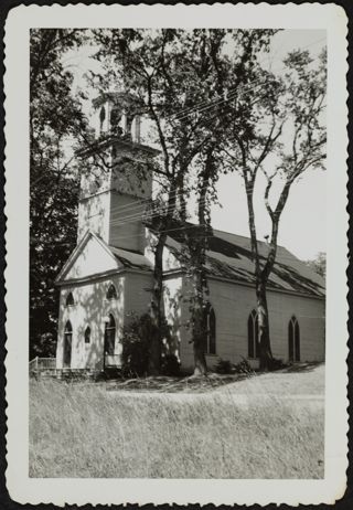 St. Philips Church, Wiscasset, Maine Photograph, 1951