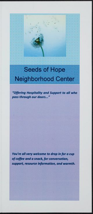 Seeds of Hope Neighborhood Center Brochure