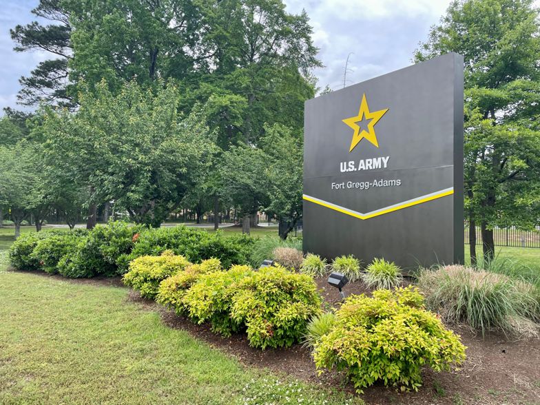 Fort Gregg-Adams Entrance Sign