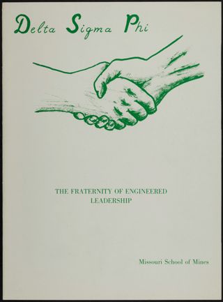 The Fraternity of Engineered Leadership: Delta Epsilon Chapter Brochure, 1960s