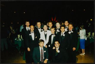 Delta Lambda Chapter In Formal Wear Photograph