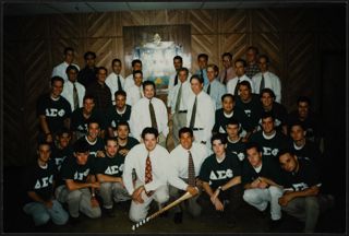 Delta Pi Chapter New Members Photograph, 1996
