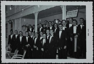 Delta Omicron Chapter Installation Banquet Photograph, December 1959
