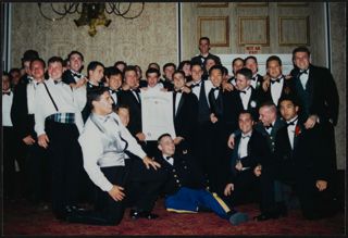 Theta Lambda Chapter Chartering Photograph, 1995