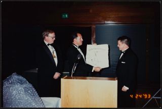 Theta Zeta Chapter Chartering Photograph, April 24, 1993