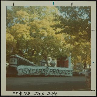 75 Years of Progress Float Photograph, c. 1974