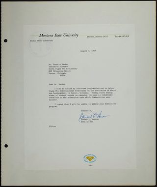 Denver Headquarters Dedication Scrapbook, Page 57