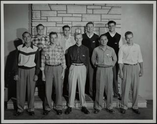 Nine Brothers at Western Officer's Training School Photograph