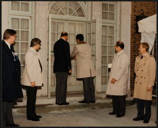 Indianapolis Headquarters Dedication Ceremony Photograph, 1985