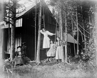 Curtis Foster's cottage at Shady Nook, Trenton, Maine.