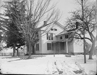 Julius Wilcox Yale's (DLY's father) house in Meriden CT from the southwest