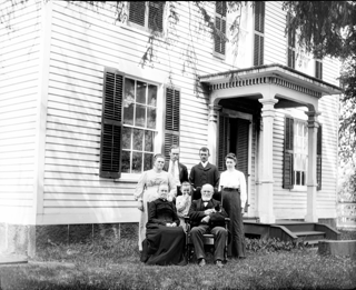 As above but more distant, includes Porch