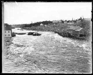 Broken Bulkhead of lower dam, Freshet 1901