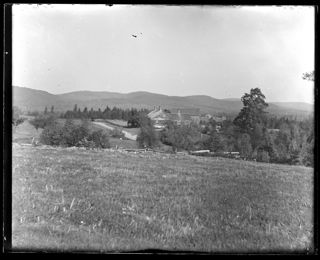 View north from J.D. Durham place, Amherst, Fall 1905