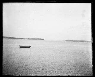 View of distant shore from North Sulllivan